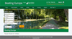 Desktop Screenshot of boatingeurope.com